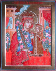 Образ Пресвятой Богородицы "Неувядаемый Цвет", доставленный на Сахалин Морским крестным ходом