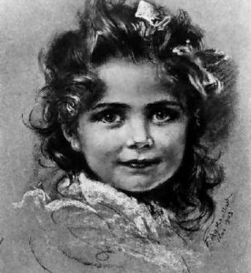 Великая Княжна Мария Николаевна в возрасте 4-х лет